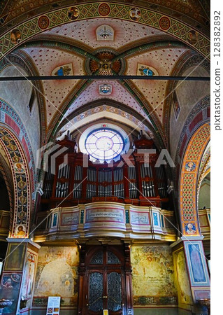 San Lorenzo Cathedral in Lugano, Switzerland 128382892