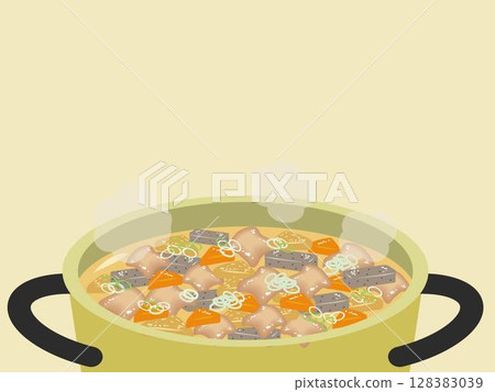 Pot stew frame 128383039