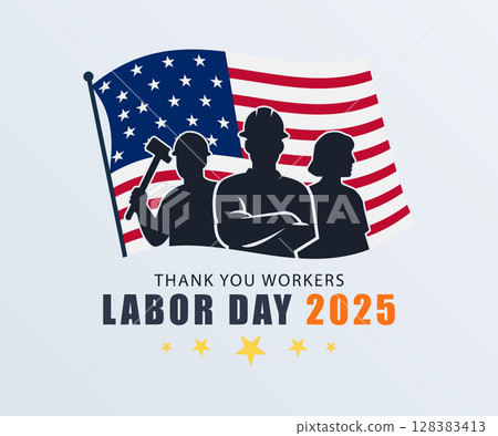 Thank You Workers Labor Day 2025 Art Thank You Workers Labor Day 2025 Art 128383413