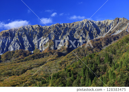 The "South Wall" of Mt. Oyama is a large horseshoe-shaped cliff on the northern edge of the ridge between Mt. Misen and Mt. Sankoho, with a height of 400m. 128383475