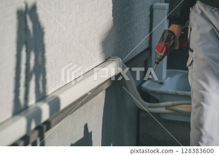 Air conditioner installation 128383600