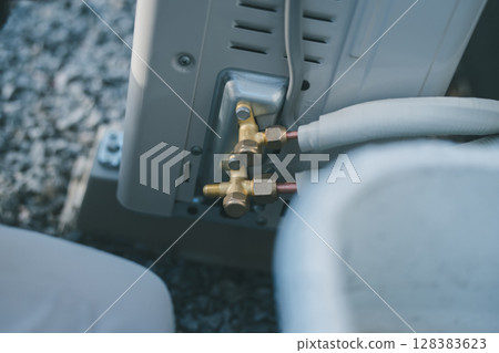 Air conditioner installation 128383623