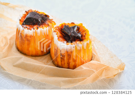 Freshly baked cheese 128384125