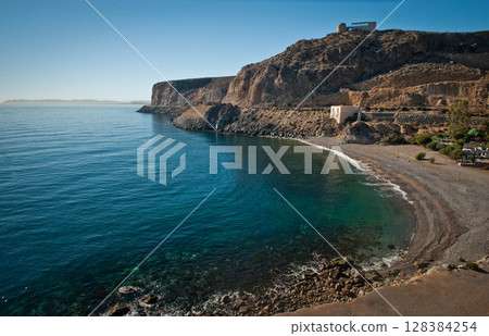 Beautiful view of the sea from high Beautiful view of the sea from high 128384254