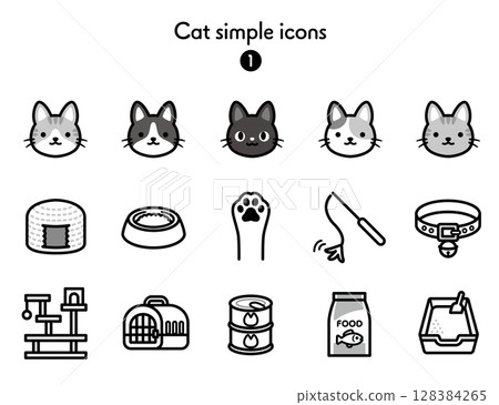 圖示集合貓 128384265