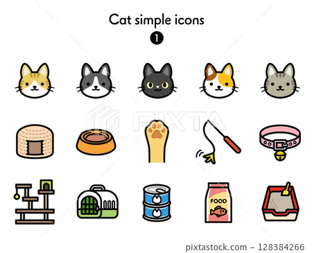 圖示集合貓 128384266