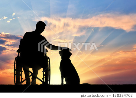 Concept of the way of life of people with disabilities Concept of the way of life of people with disabilities 128384702