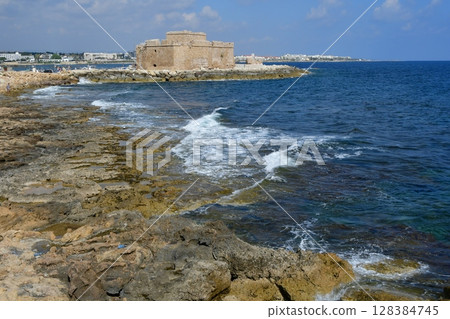 帕福斯城堡,帕福斯,塞浦路斯 帕福斯城堡,帕福斯,塞浦路斯 128384745