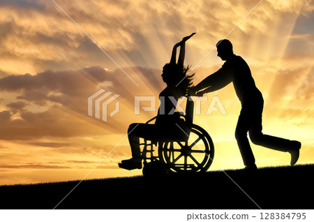 Concept of the way of life of people with disabilities 128384795