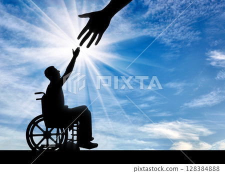 Concept of social protection and assistance to people with disabilities 128384888