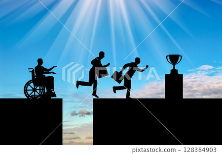 Concept of discrimination and inequality of people with disabilities 128384903