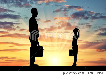 Concept of gender inequality in a career 128384951