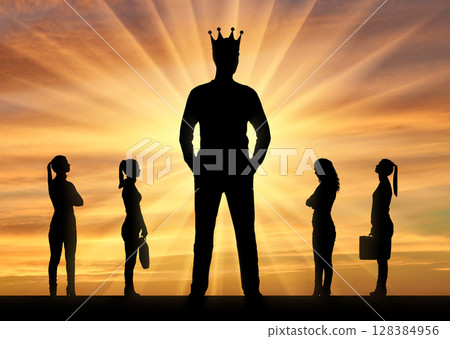 Concept of gender inequality Concept of gender inequality 128384956
