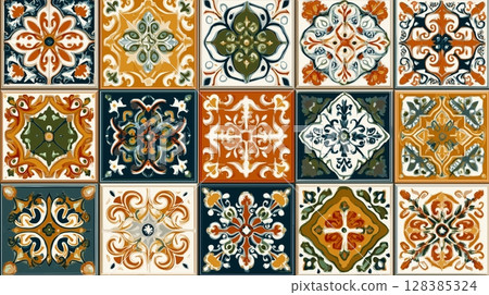 Image of tile pattern 128385324