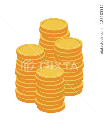 A little bit of coin tower illustration A little bit of coin tower illustration 128385513