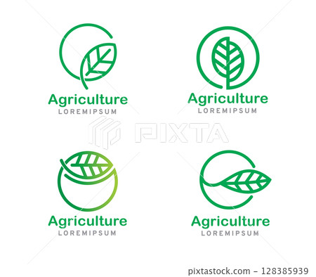 Agriculture logo symbol or icon template 128385939