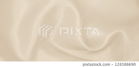 Smooth elegant golden silk or satin luxury cloth texture as wedding background. Luxurious Christmas background or New Year background design. In Sepia toned. Retro style Smooth elegant golden silk or satin luxury cloth texture as wedding background. Luxurious Christmas background or New Year background design. In Sepia toned. Retro style 128386690