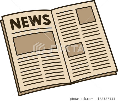 新聞報紙插圖 128387333
