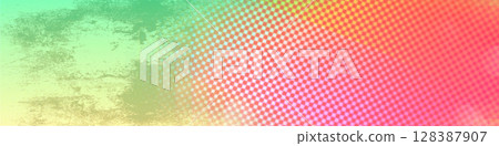 Colorful panorama widescreen background with copy space, Best suitable for online Ads, poster, banner, sale, celebrations and various design works 128387907