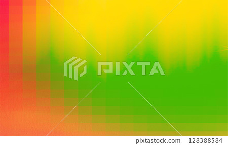 Colorful blend of green yellow red abstract background, modern horizontal design suitable for Ads, Posters, Banners, and Creative gaphic works 128388584