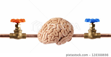 Conceptual Image of Brainwashing and Mental Control 128388698