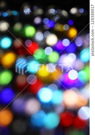 Colorful circular bokeh [black background] 128388917