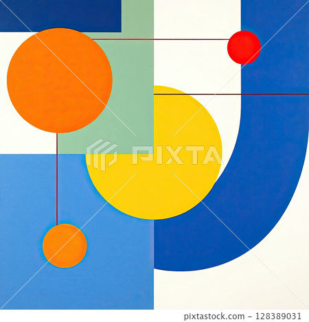 Geometric art with bold contrast and structure. Geometric art with bold contrast and structure. 128389031