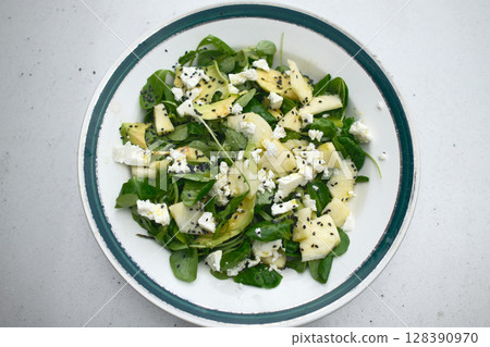 summer easy and tasty fresh salad receipts 128390970