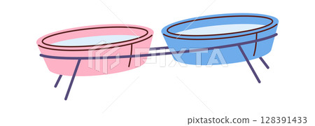 Food and drinks pet bowl Food and drinks pet bowl 128391433