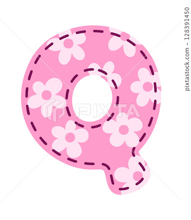 Decorative Q letter English font Decorative Q letter English font 128391450