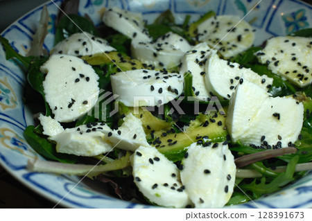 summer easy and tasty fresh salad receipts 128391673