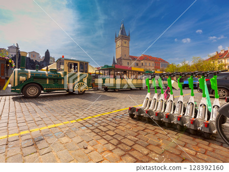 Old Town Hall and Square in Prague, Czech Republic Old Town Hall and Square in Prague, Czech Republic 128392160