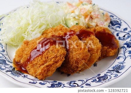 Pork fillet cutlet Pork fillet cutlet 128392721