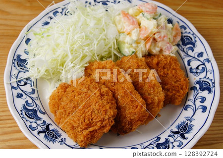 Pork fillet cutlet Pork fillet cutlet 128392724