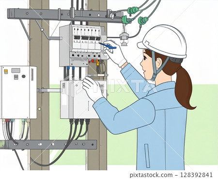電氣工作 電氣工作 128392841