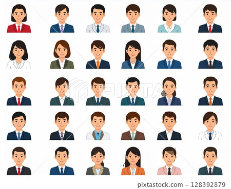 Business icon people 128392879