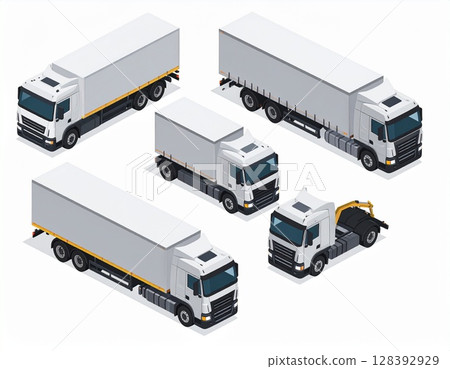 等距卡車 等距卡車 128392929