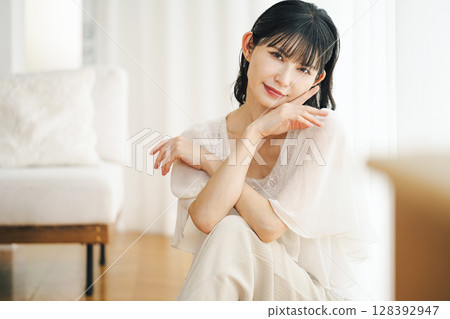 30多歲女人的肖像 128392947