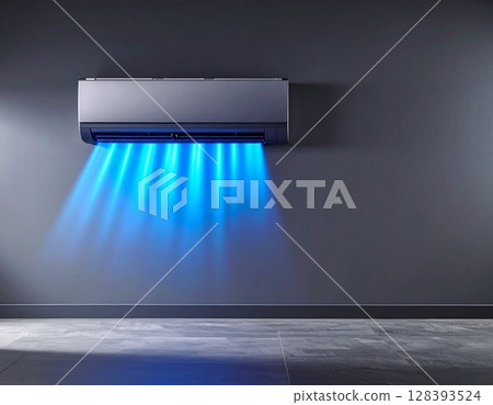 Air conditioner black 128393524