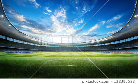 Stadium, sunny day Stadium, sunny day 128393588