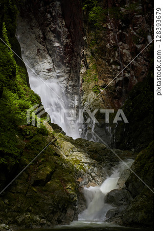 大代川溪谷 一條源自南阿爾卑斯山和凱科馬山的清澈溪流 128393679