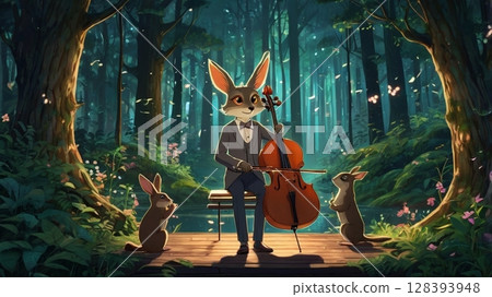 Fantastic Melodies Echoing in the Forest: The Fantasy World of Musicians 128393948