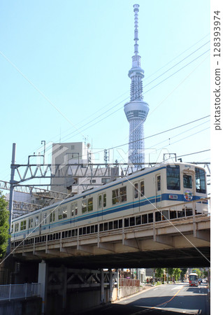 Tobu Kameido Line 8000 series train soon to be retired (One-man: Hikifune⇔Kameido) 128393974