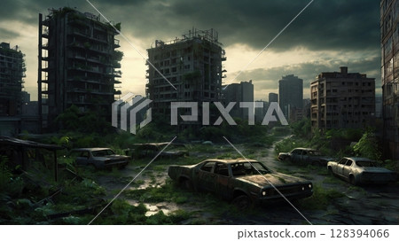 A record of a mysterious, strange lifeform that stands on a decaying Earth 100 years in the future 128394066