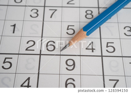 Puzzle game to play for practice logical thinking. 128394150
