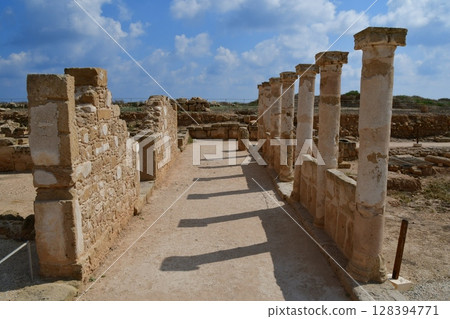 House of Theseus, Paphos Archaeological Park, Paphos, Cyprus House of Theseus, Paphos Archaeological Park, Paphos, Cyprus 128394771