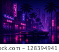 夜城之夜 發光的夜晚 128394941