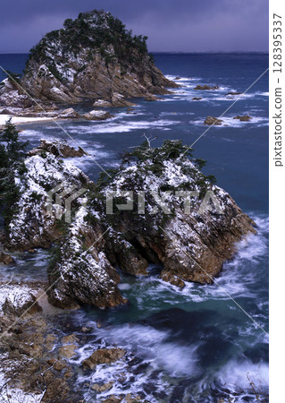 冬季浦里海岸 128395337