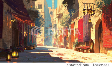 巴格達充滿異國情調的露天市場令人著迷 巴格達充滿異國情調的露天市場令人著迷 128395845