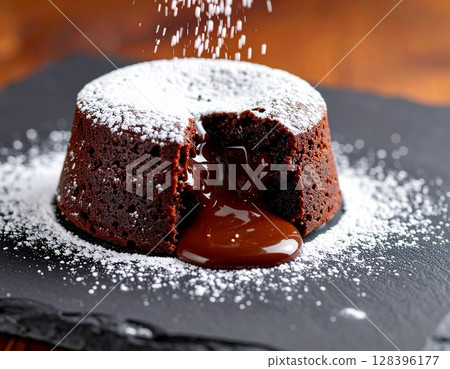 Rich Chocolate Fondant 10 AI-generated images 128396177